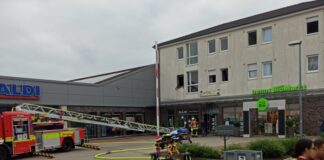 An der Heiligenhauser Straße kam es zu dem Einsatz für die Velberter Brandschützer. Foto: Feuerwehr Velbert