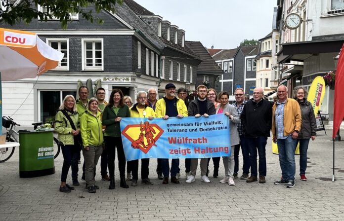Die Wülfrather Parteien und die Senioren-Union setzen ein gemeinsames Zeichen. Foto: CDU Wülfrath