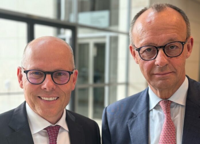 Peter Beyer und Friedrich Merz (beide CDU). Fotorechte: Peter Beyer
