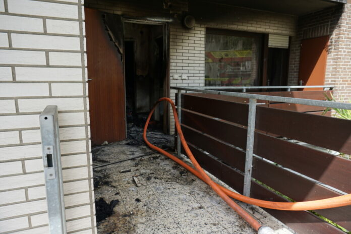 Eine Aufnahme vom Einsatzort in Ratingen-Süd. Foto: FW Ratingen