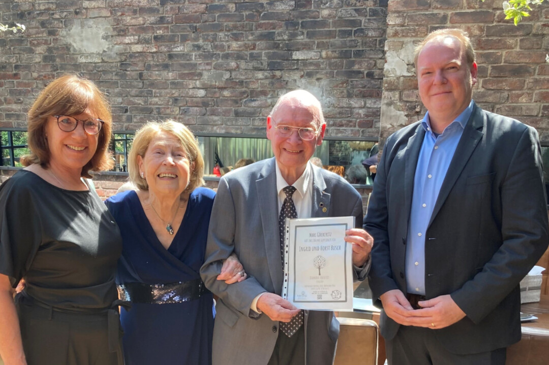 Das Erkrather Ehepaar Ingrid und Horst Busch feierte den 60. Hochzeitstag. Foto: Stadt Erkrath