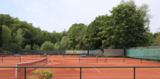 Die Tennisanlage des PSV Velbert. Foto: Verein