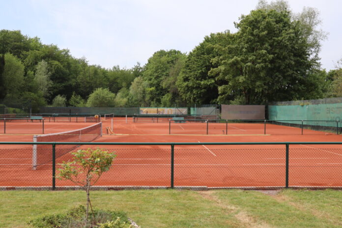 Die Tennisanlage des PSV Velbert. Foto: Verein