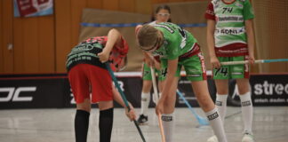 In Heiligenhaus wurden dir Meisterschaften im Floorball ausgespielt. Foto: Tietze