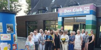 Willkommen im Club, zum Thema „Gemeinsam gegen Einsamkeit“ mit der NRW Landtagsabgeordneten Britta Oellers (M.). Foto: FU Heiligenhaus