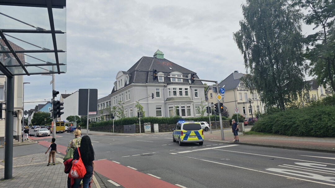 Im Kreuzungsbereich vor dem ZOB ist es zu dem Unfall gekommen. Foto: Volkmann