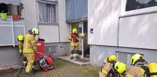 An der Stendaler Straße war die Feuerwehr im Einsatz. Foto: FW Ratingen