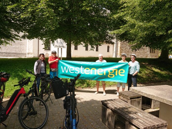 In einer kleinen Gruppe ging es für die Radler des Bürgervereins durchs Grüne. Foto: BV Wülfrath-Düssel