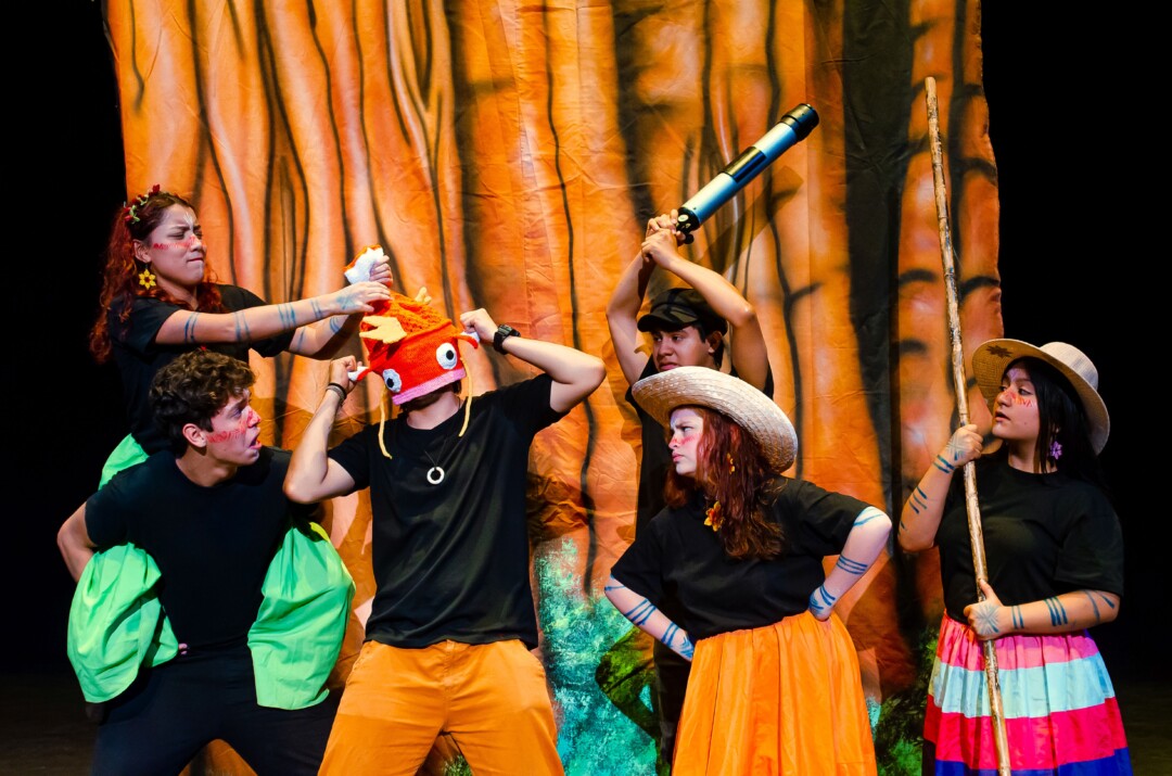 Das Zirkus- und Theaterprojekt Elenco Nacional de Artes Escénicas veranstaltet in den Sommerferien einen Workshop für Kinder und Jugendliche im Kinderhaus Sandheide. Foto: Elenco Nacional de Artes Escénicas