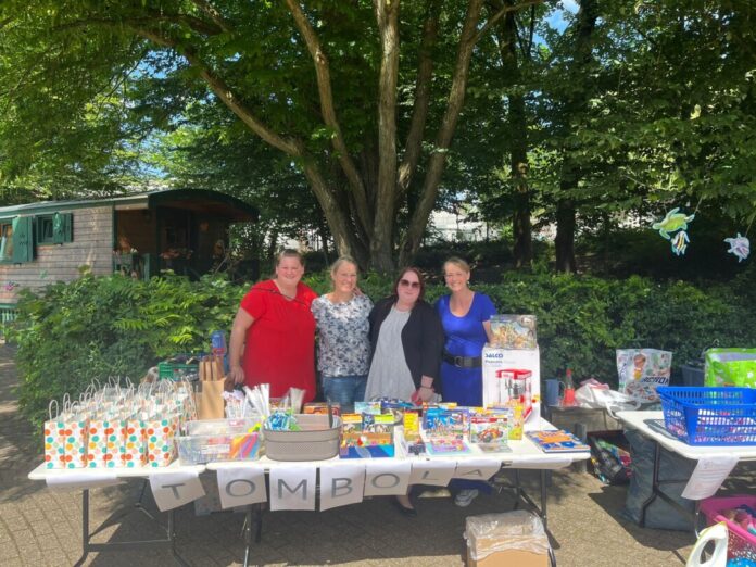 Freude beim Vorstand über die gelungene Aktion: Alexandra Schnatwinkel, Anja Cichos, Jennifer Malysz und Almuth Lechtken. Foto: privat