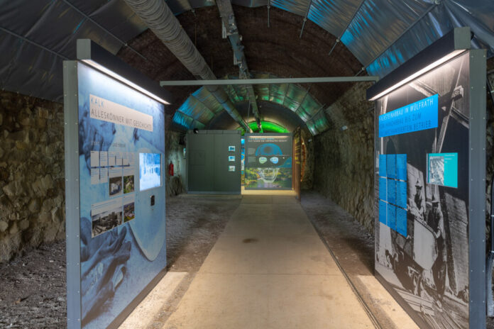 Ein Blick in den Zeittunnel in Wülfrath. Foto: Zeittunnel