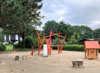 Der sanierte Spielplatz an der Ratiborer Straße. Foto: Stadt Ratingen