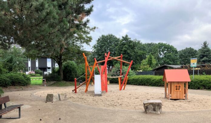 Der sanierte Spielplatz an der Ratiborer Straße. Foto: Stadt Ratingen