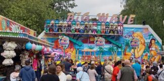 Vier Tage Kirmes in Wülfrath und ein Feuerwerk