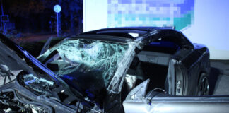Der Wagen erlitt einen Totalschaden. Foto: Polizei