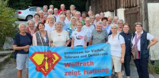 Die Landfrauen setzen ein Zeichen für Toleranz und Respekt. Foto: Dagmar Schreiber