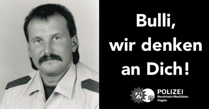 Die Hagener Polizei erinnert an den Mord an Michael "Bulli" Erkelenz. Foto: Polizei