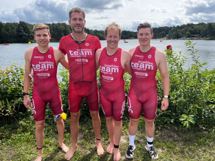 Das erfolgreiche TTR-Quartett: Alexander Gossmann, André Schlösser, Philipp Rudat und Christopher Reiß. Foto: TTR