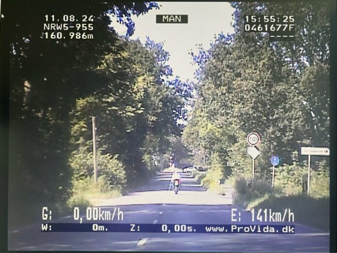 Während eines Schwerpunkteinsatzes am Sonntag, 11. August 2024, stellte die Polizei mehrere Verstöße durch Motorrad- und Autofahrer fest. Foto: Polizei