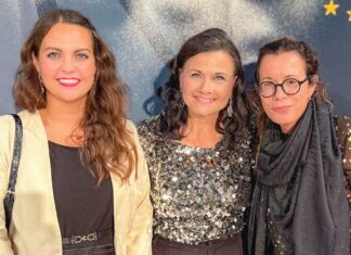 Chatherine Lohmann, stellv. Vorsitzende des Bernhard Kreis (SPD), Laudatorin Gitta Connemann (CDU) und Melanie Meyer, Vorsitzende des Bernhard-Kreis. Fotorechte: Peter Beyer MdB.