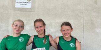 Das Lintorfer Trio bei den Regiomeisterschaften. Foto: TuS 08 Lintorf