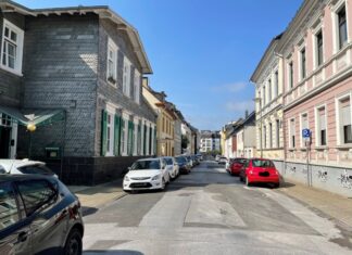 Die Beckershoffstraße wird neugestaltet, wenn die Versorgungsleitungen unter der Fahrbahn erneuert wurden. Foto: Kreisstadt Mettmann