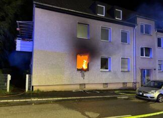 Ein Blick auf die Einsatzstelle in Altenessen-Süd. Foto: Feuerwehr Essen