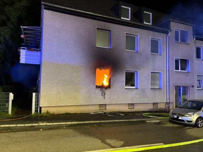 Ein Blick auf die Einsatzstelle in Altenessen-Süd. Foto: Feuerwehr Essen