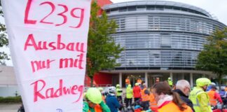 Ohne Radweg darf es keinen Ausbau der L239 geben - das fordert der ADFC im Neanderland. Foto: ADFC