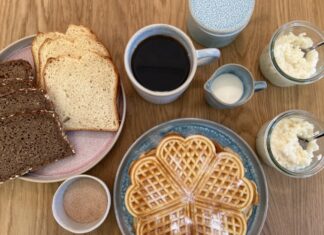 "Met allem dröm und dran" gibt es die Faire Kaffeetafel in der Textilfabrik. Foto: LVR-Industriemuseum