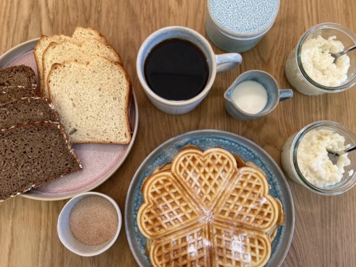 "Met allem dröm und dran" gibt es die Faire Kaffeetafel in der Textilfabrik. Foto: LVR-Industriemuseum