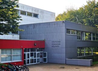 Das Gymnasium in Wülfrath. Foto: Kling