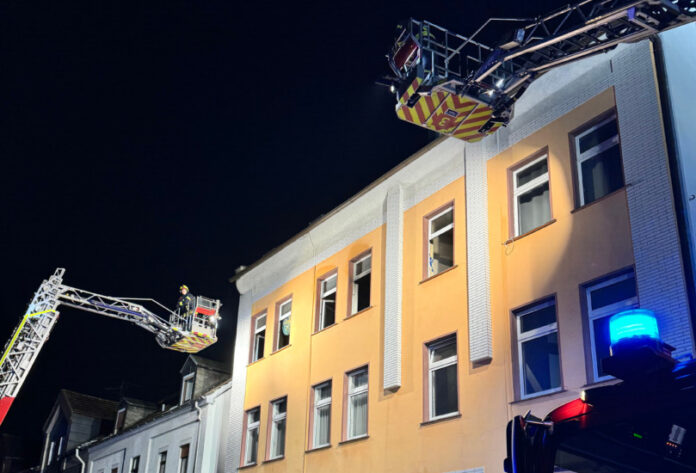 Die Feuerwehr war in Schalke im Einsatz. Foto: Feuerwehr Gelsenkirchen