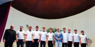 Der Knabenchor in Colbitz. Foto: Knabenchor