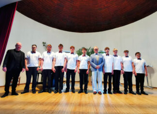 Der Knabenchor in Colbitz. Foto: Knabenchor