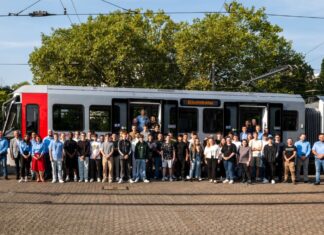 44 Nachwuchskräfte starten zum 2. September mit der Ausbildung bei der Rheinbahn. Foto: Rheinbahn