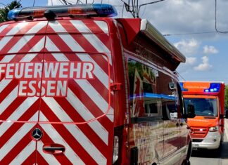 Die Essener Feuerwehr war auf der A40 im Einsatz. Foto: Feuerwehr Essen/Symbolbild
