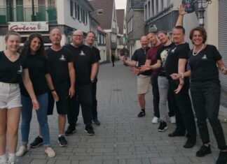 Kleine Szene aus der Welt des Films werden in der Innenstadt präsentiert. Foto: privat
