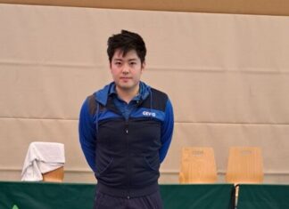 Neuzugang Liang Qiu gewann für die Unioner beide Einzel. Foto: privat