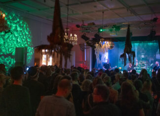 Die Kulturvilla an Halloween. Foto: Bodo Herlyn