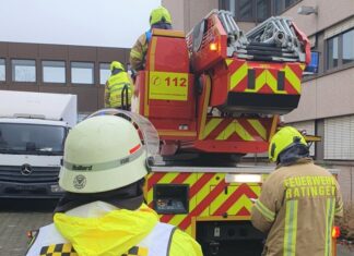 Einige der Teilnehmer während der Ausbildung. Foto: FW Ratingen