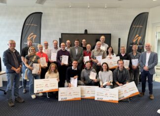 Die besonders erfolgreichen Läuferinnen und Läufer wurden geehrt. Foto: Kreis ME