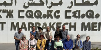 Die Freunde und Förderer des Museum Ratingen bei der Ankunft in Marrakesch. Foto: Thomas Pokladek