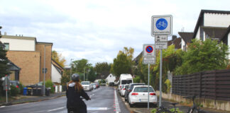 Dir Fahrradstraße ist freigegeben worden. Foto: Stadt Erkrath