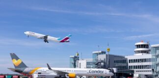 Flugzeuge am Düsseldorfer Airport. Foto: Flughafen Düsseldorf / Andreas Wiese