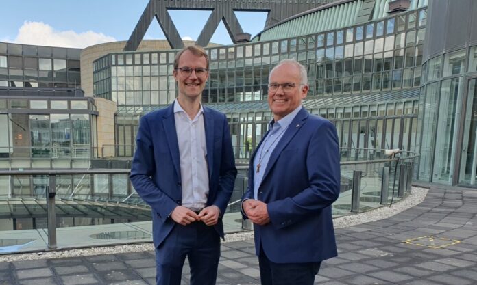 Die heimischen CDU-Landtagsabgeordneten Christian Untrieser und Martin Sträßer. Foto: Büro Untrieser