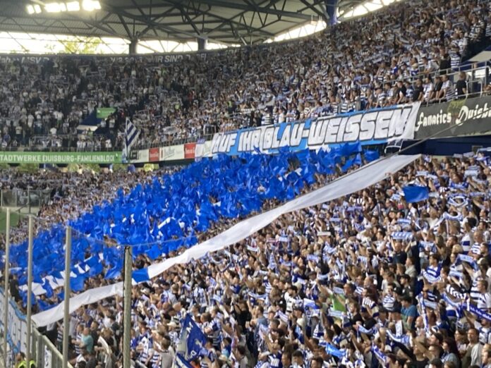 Auf seine Fans kann der MSV Duisburg sich verlassen. Foto: Zeller
