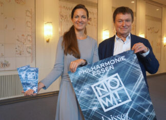 Marie Babette Nierenz (Intendantin Philharmonie Essen) und Professor Günter Steinke (Folkwang Universität der Künste). Foto: TUP