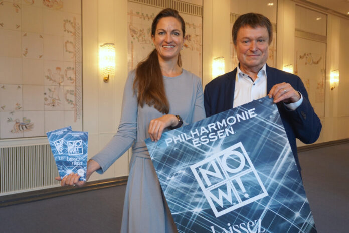 Marie Babette Nierenz (Intendantin Philharmonie Essen) und Professor Günter Steinke (Folkwang Universität der Künste). Foto: TUP