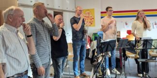 Die Proben für die Konzerte laufen längst. Foto: Feuerwehr Velbert